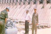 Diving  works at Mahi Bajaj Sagar Dam, Banswara, Rajasthan.